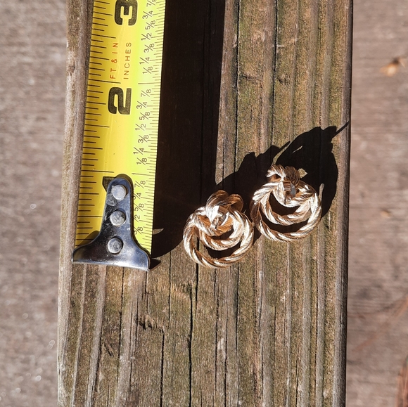 Gold Earrings Rope 💛🔆🔅🌟⭐ - Picture 3 of 3